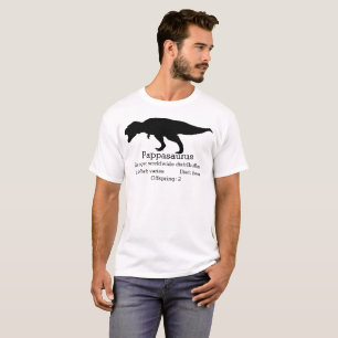 T-shirt Pappasaurus papa personnalisable