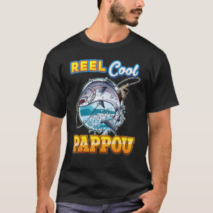 T-shirt Pappou de pêche super cool Papa Papa Fête des père