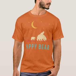 T-shirt Pappy Bear avec 2 Cubs Chemise Deux fois bienheure