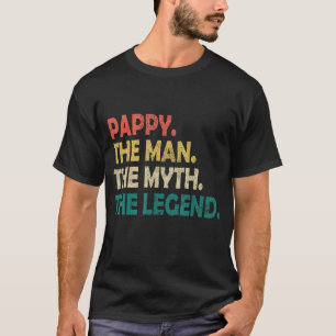 T-shirt Pappy The Man The Myth The Legend Vintage Retro