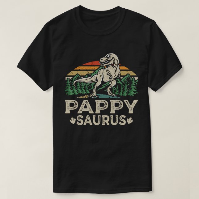 T-shirt Pappysaurus Dinosaur Grandpa Saurus Fête des pères (Design devant)