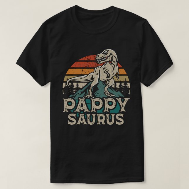 T-shirt Pappysaurus Dinosaur Grandpa Saurus Fête des pères (Design devant)
