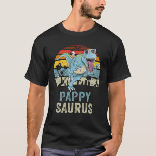 T-shirt Pappysaurus T Rex Dinosaur Pop Saurus Famille