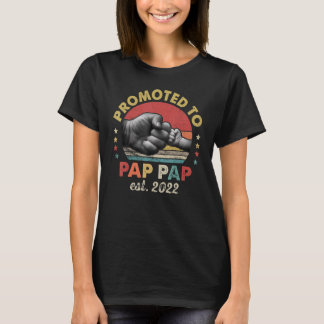 T-shirt Paps Première Fois 2022 Pour Promoted To Paps Nouv