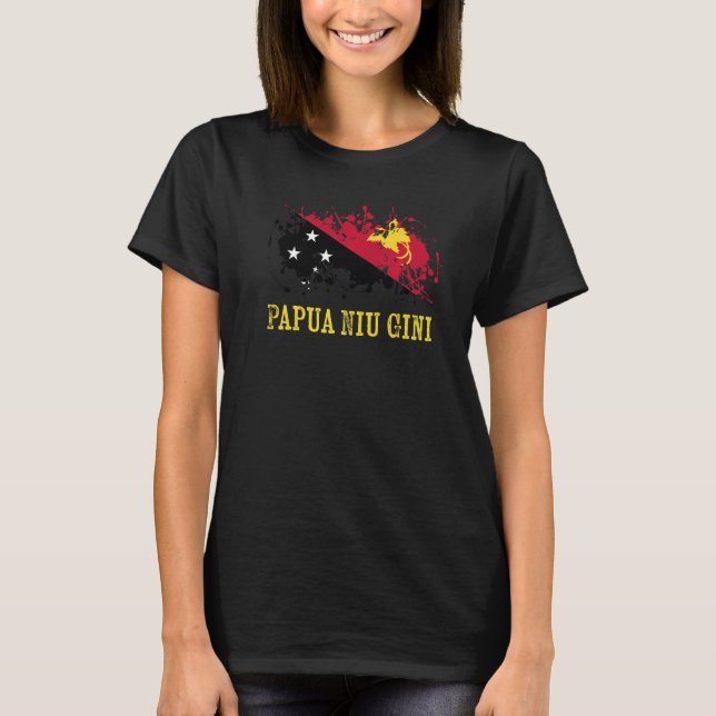 T-shirt Papua New Guinian enthusiasts for Papua New Guinea (Devant)