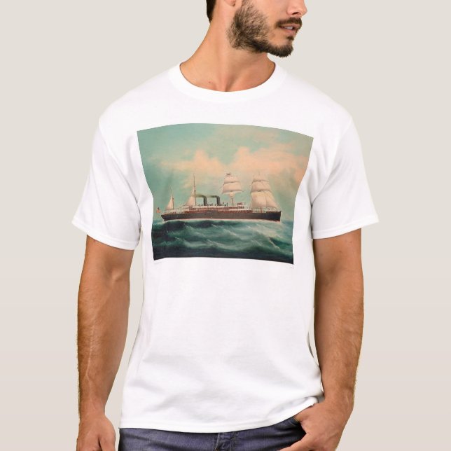 T-shirt Paquebot S.S. Chine (1614A) (Devant)