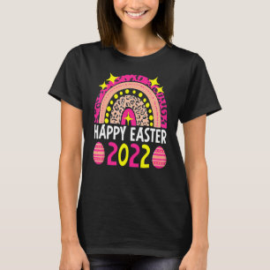 T-shirt Pâques 2022 Rainbow Cute Joyeux Pâques 2022