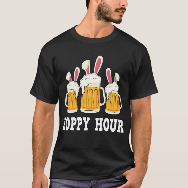 T-shirt Pâques, bonne bière de Bunny (Devant)