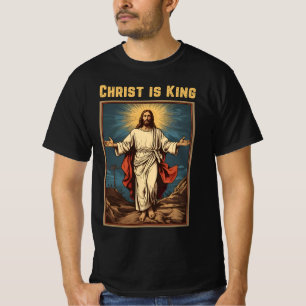 T-shirt Pâques Christ est le roi chrétien
