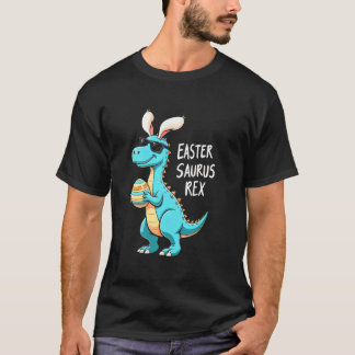 T-shirt Pâques de dinosaure joueur - Eastersaurus Rex