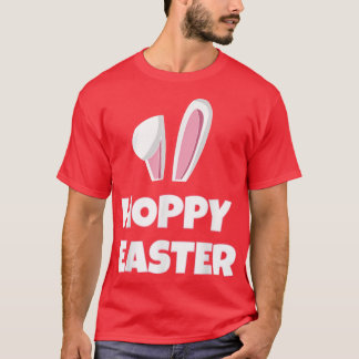 T-shirt Pâques Espaces Avec Des Oreilles De Lapin