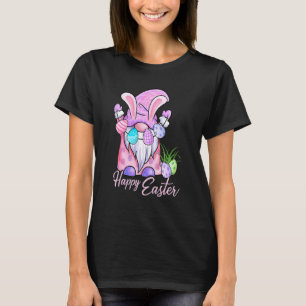 T-shirt Pâques Gnome Chasse aux oeufs Panier mignon Rabbit