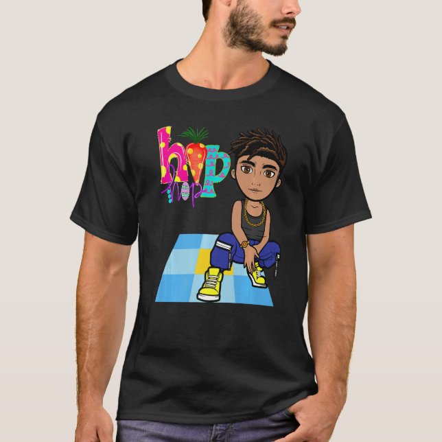 T-shirt Pâques Hip hop Danse Amour Dab Vacances Amusants E (Devant)