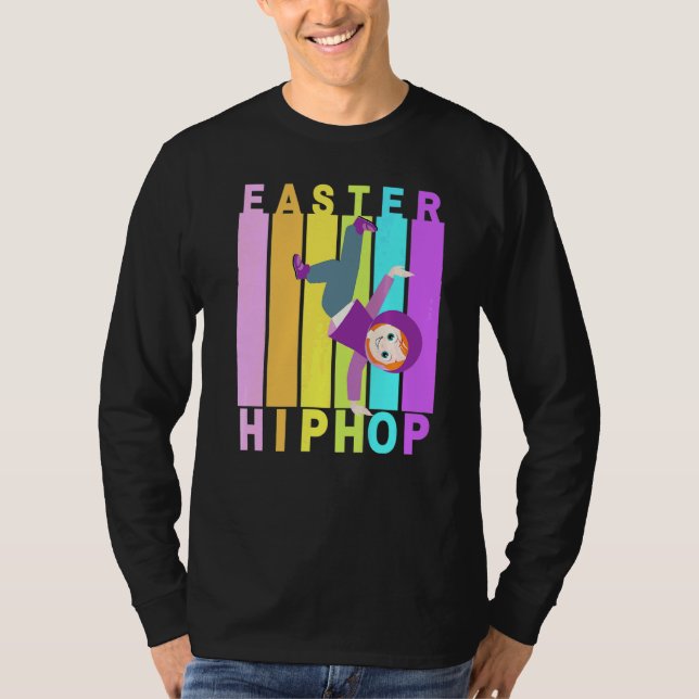 T-shirt Pâques Hip hop Danse Amour Dab Vacances Amusants E (Devant)