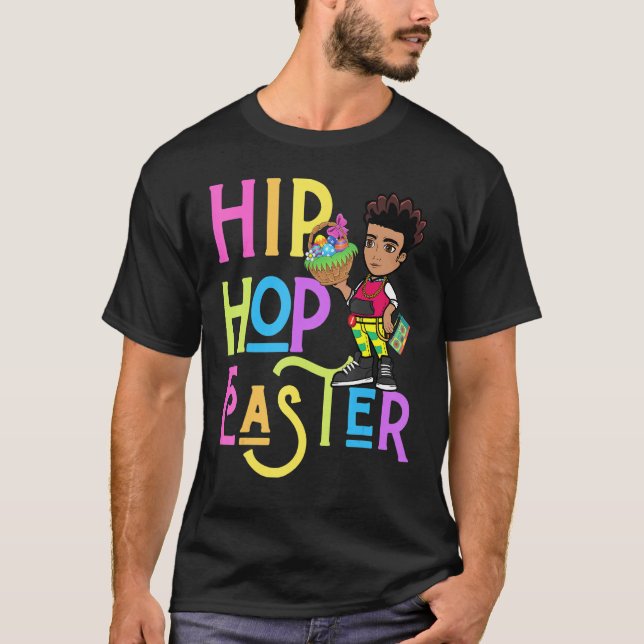 T-shirt Pâques Hip hop Danse Amour Dab Vacances Amusants E (Devant)