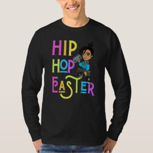 T-shirt Pâques Hip hop Danse Amour Dab Vacances Amusants E