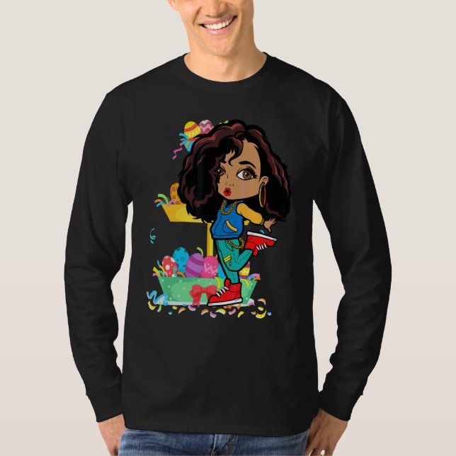 T-shirt Pâques Hip hop Danse Amour Dab Vacances Amusants E (Devant)