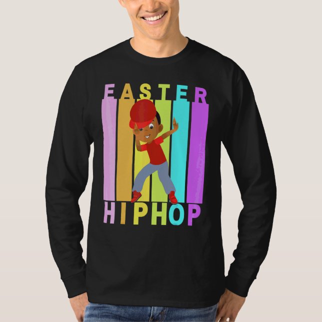 T-shirt Pâques Hip hop Danse Amour Dab Vacances Amusants E (Devant)