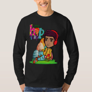 T-shirt Pâques Hip hop Danse Amour Dab Vacances Enfants G