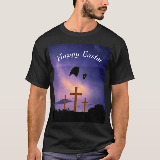 T-shirt PÂQUES IL A    RISENT-Shirt (Devant)