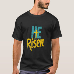 T-shirt Pâques IL Est Ressuscité Foi Chrétienne