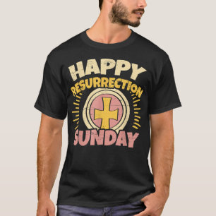 T-shirt Pâques Jésus Bonne Résurrection dimanche Œuf Lapin