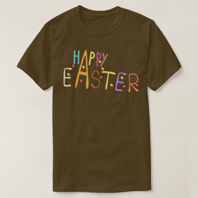 T-shirt Pâques Joyeuses, Oreilles De Lapin Drôle, Lapin Dr (Design devant)