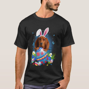 T-shirt Pâques Mignon Chien Redbone Coonhound Amateur de L