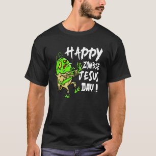T-shirt Pâques mignonne Joyeux Zombie Jour Jésus Lapin de 