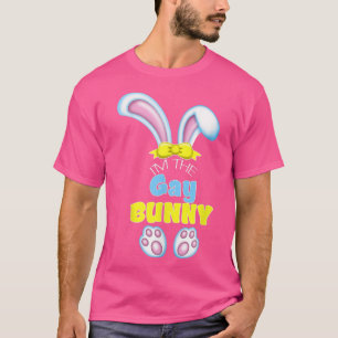 T-shirt Pâques mignonnes Je suis La Gay Bunny LGBTQ Pride 