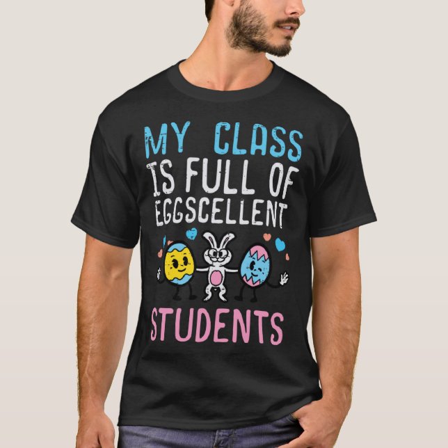 T-shirt Pâques Mon cours Étudiants plein Étudiants Enseign (Devant)