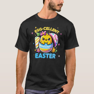 T-shirt Pâques ovocytes - Cute Kawaii Chick in Egg