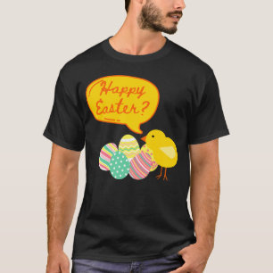 T-shirt Pâques Poulet Oeufs Confus Petit Poussin Pâques