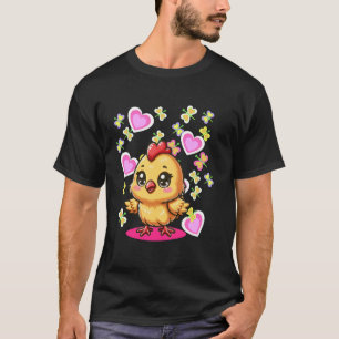 T-shirt Pâques Printemps Poussin Enfants Enfant Bébé 90s R
