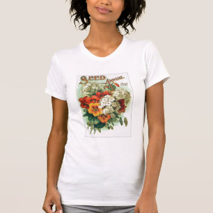 T-shirt Paquet assorti par cru de graine de fleurs