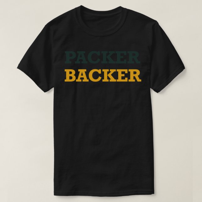 T-shirt Paquet de secours - Montrez votre fierté de Packer (Design devant)