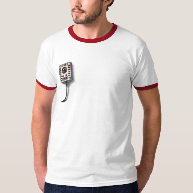 T-shirt Paquet fait maison de jet (Devant)
