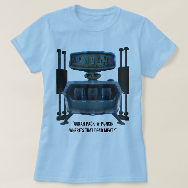 T-shirt Paquet-un-Poinçon w/Quote (femmes) (Design devant)