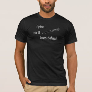 T-shirt Par derrière l'espion
