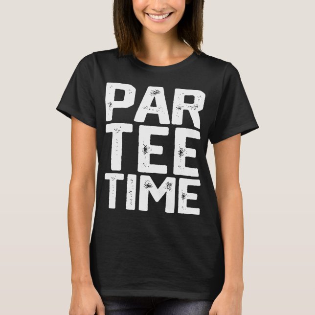 T-shirt PAR Fun Fun Fun Boire Bière Golf Golf Funn (Devant)