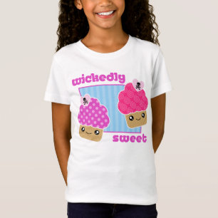 T-shirt par mechanceté doux de petits gâteaux de