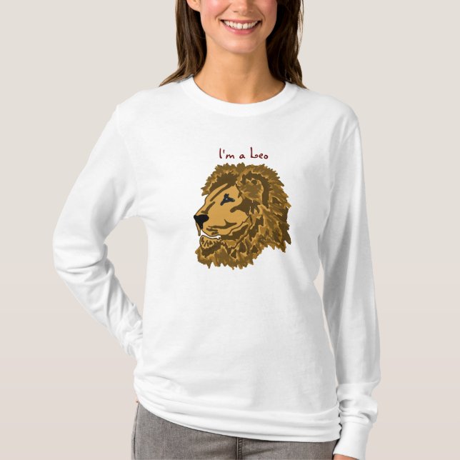 T-shirt PAR moi suis une chemise de lion de Lion (Devant)
