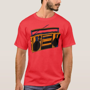 T-shirt par radio de Boombox d'école des années