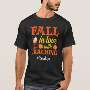 T-shirt Para Life Tombe Amoureux De L'Enseignement Vibes D
