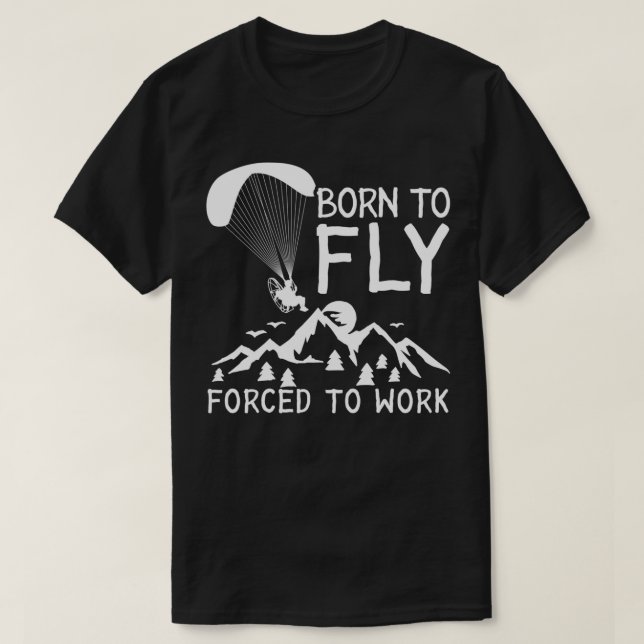 T-shirt Para pilote pilote de parachutisme des monts-volan (Design devant)