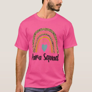 T-shirt Para Squad Rainbow Leopard Premier Jour De Thé D'É