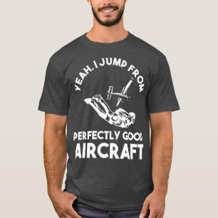 T-shirt Parachutage parfait Conception de devis Saut de