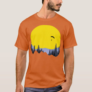 T-shirt Parachutage Skydive En Montagne