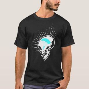 T-shirt Parachute Drôle Crâne I Skydiver Saut en Tandem Sk