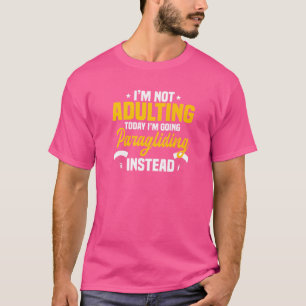 T-shirt Parachute Parachute Parapente Accrocher Ciel